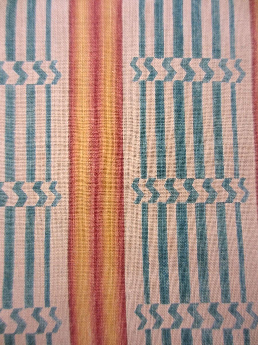 1975.0214.009 textile, printed, detail