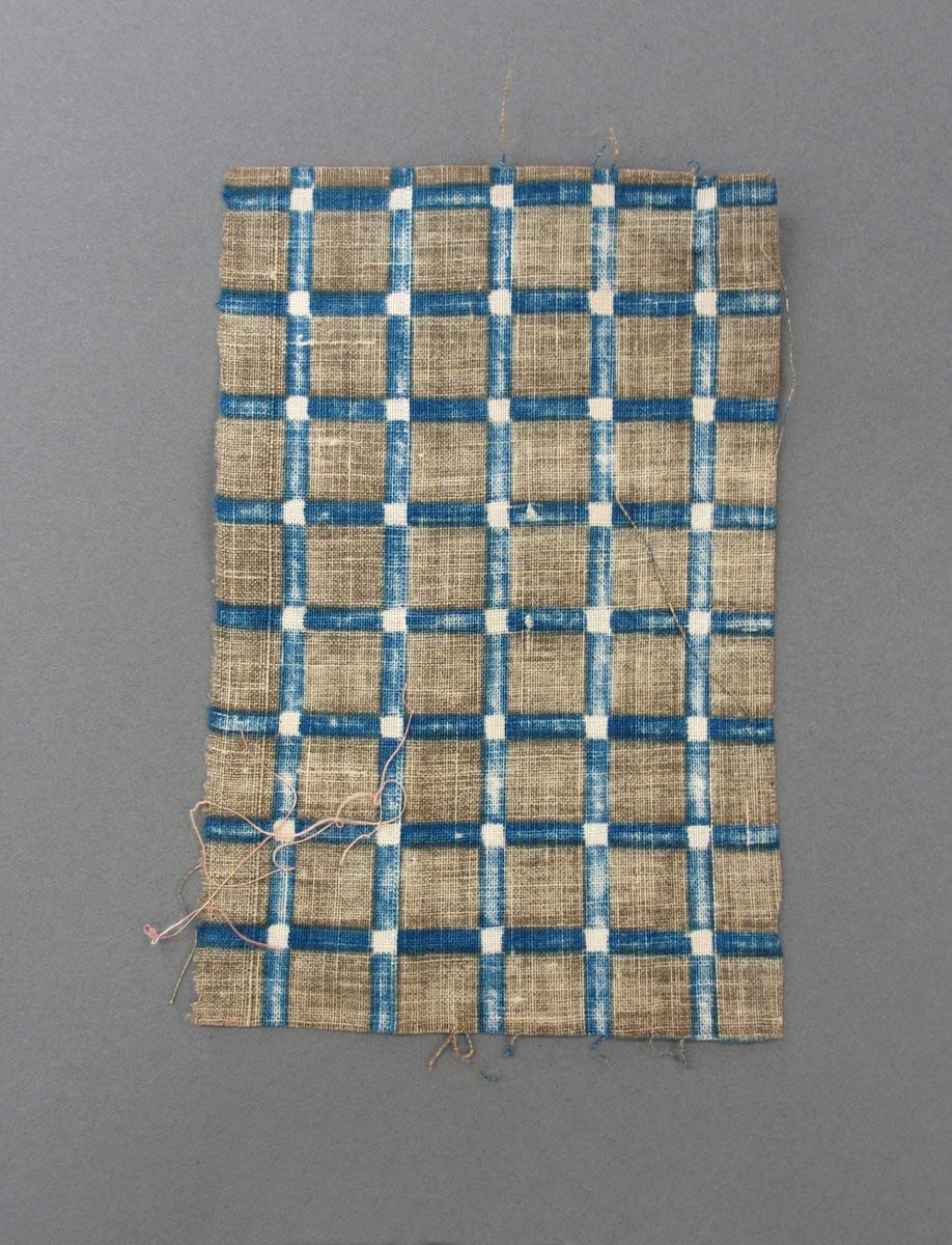 1975.0214.011 textile, printed, reverse
