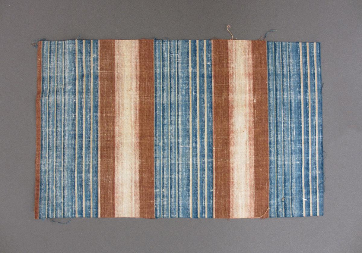 1975.0214.025 Textile, printed reverse