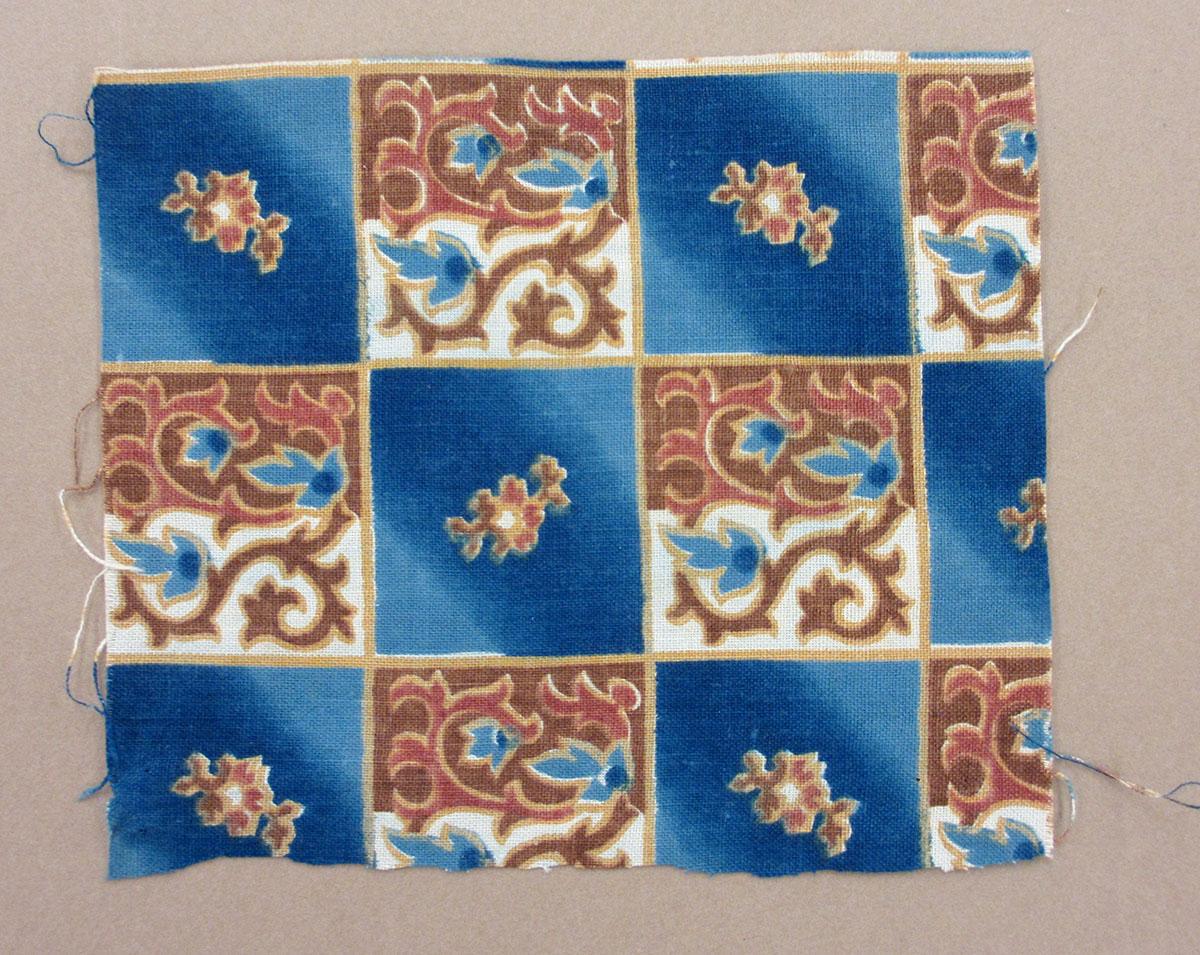 1975.0214.029 Textile, printed obverse