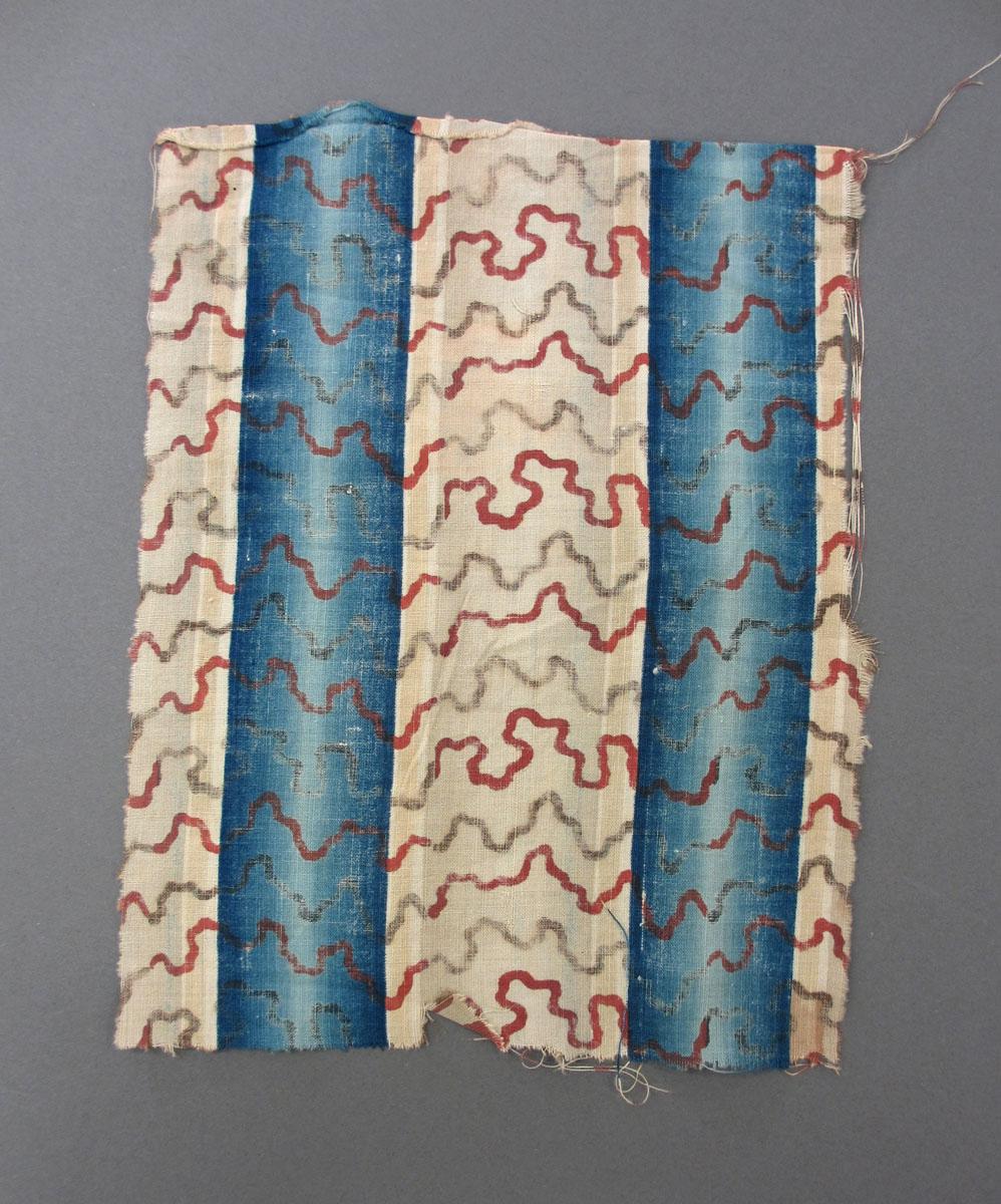 1975.0214.032 textile, printed, reverse