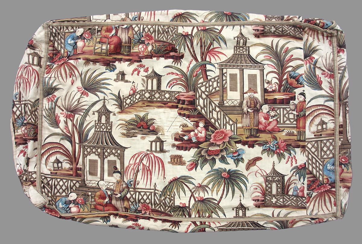 1975.0227 A textile, printed obverse