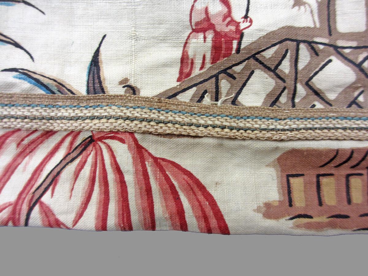 1975.0227 A textile, printed detail 1