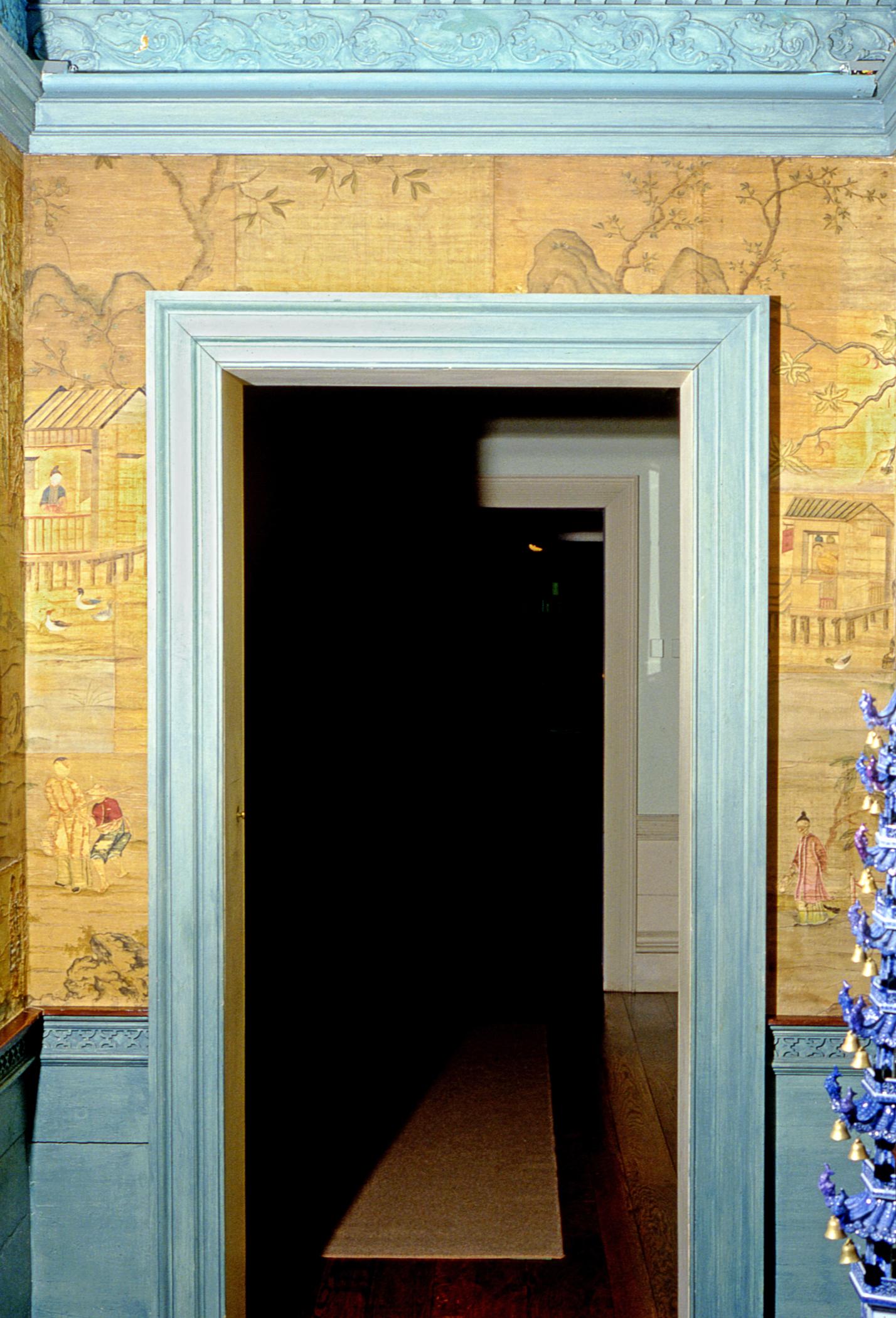 1957.1301 Wall covering, view 3, Philadelphia Hall