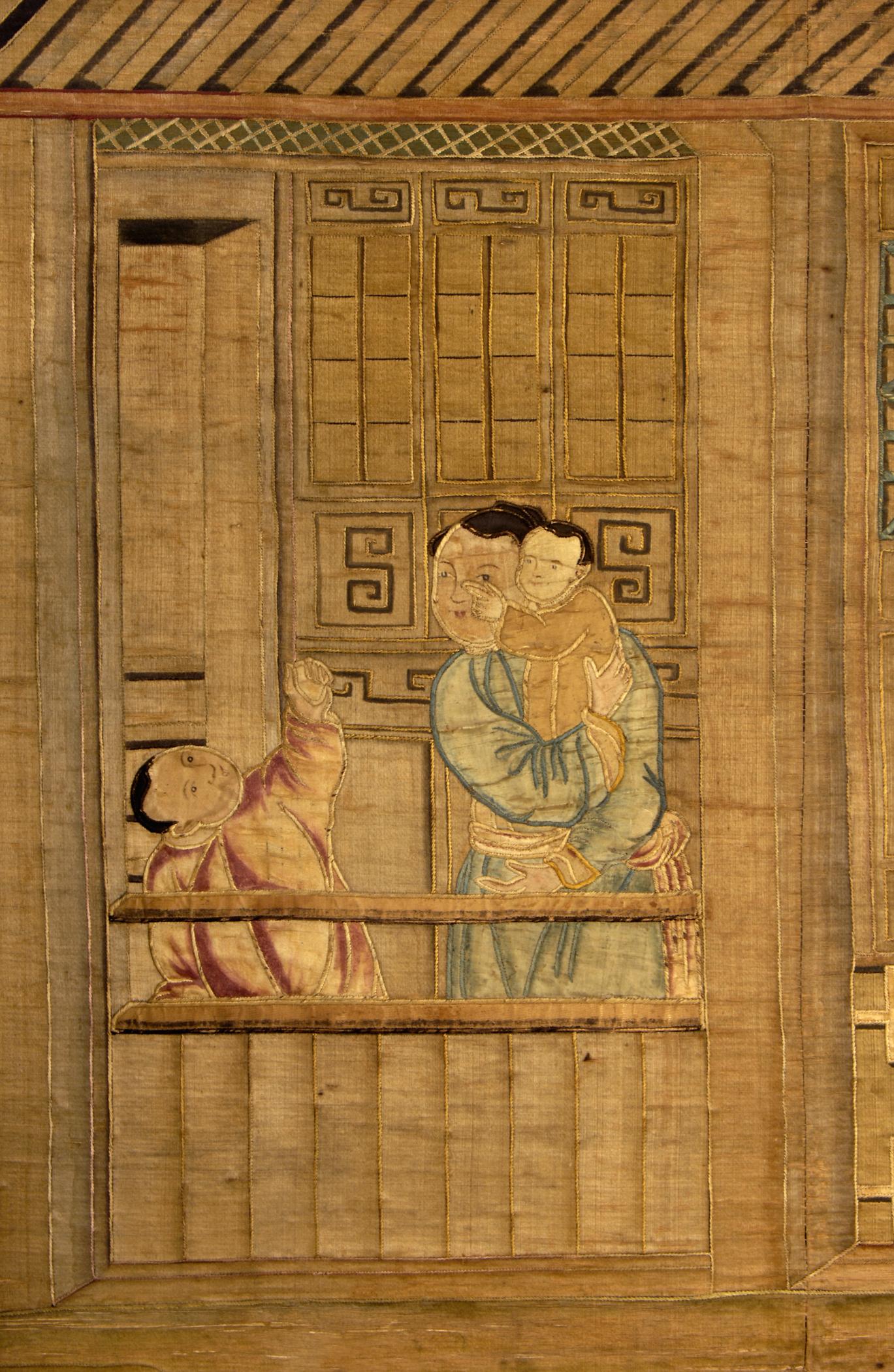 1957.1301 Wall covering, detail 2, Philadelphia Hall 2007