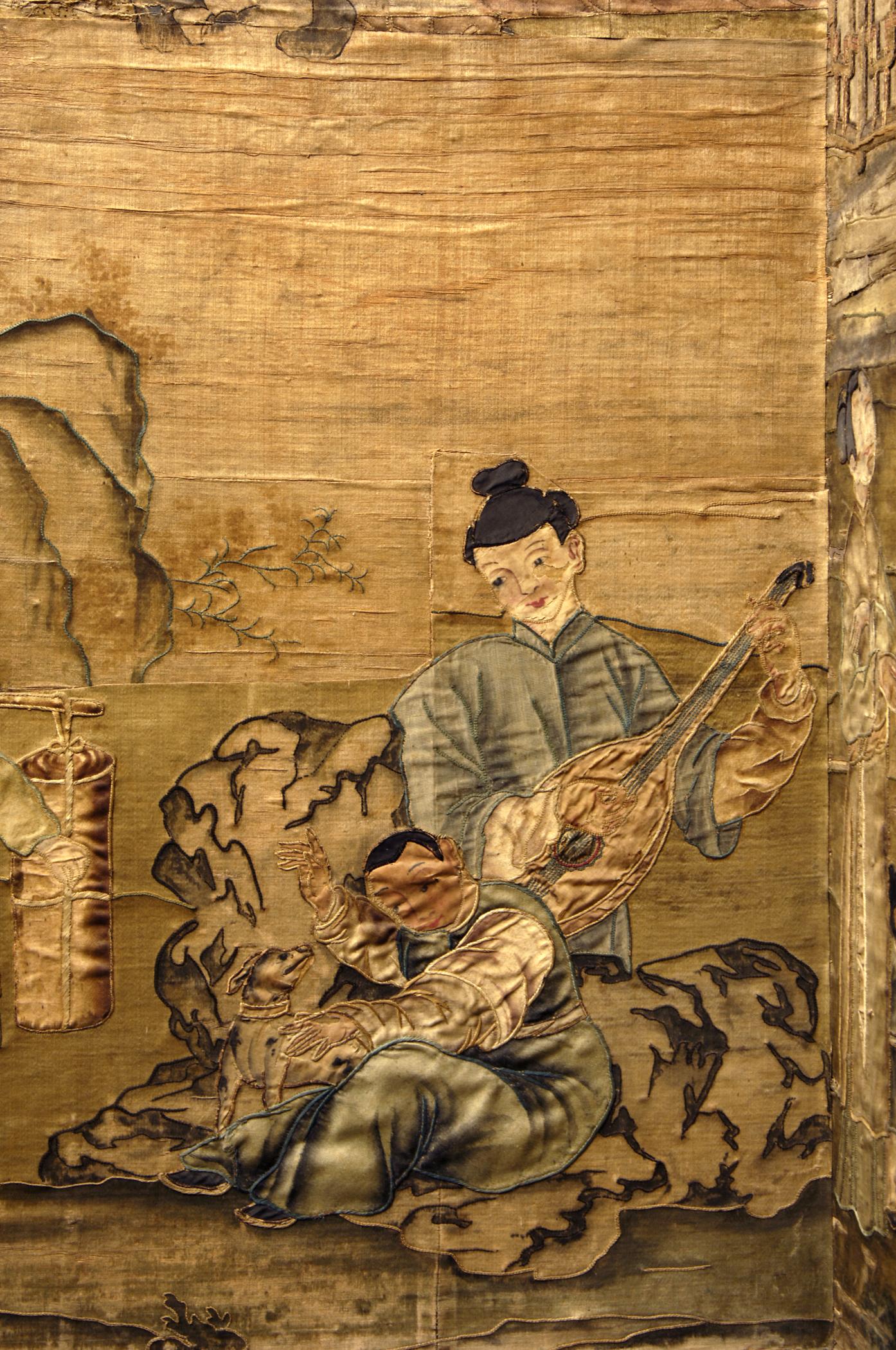 1957.1301 Wall covering, detail 3, Philadelphia Hall 2007