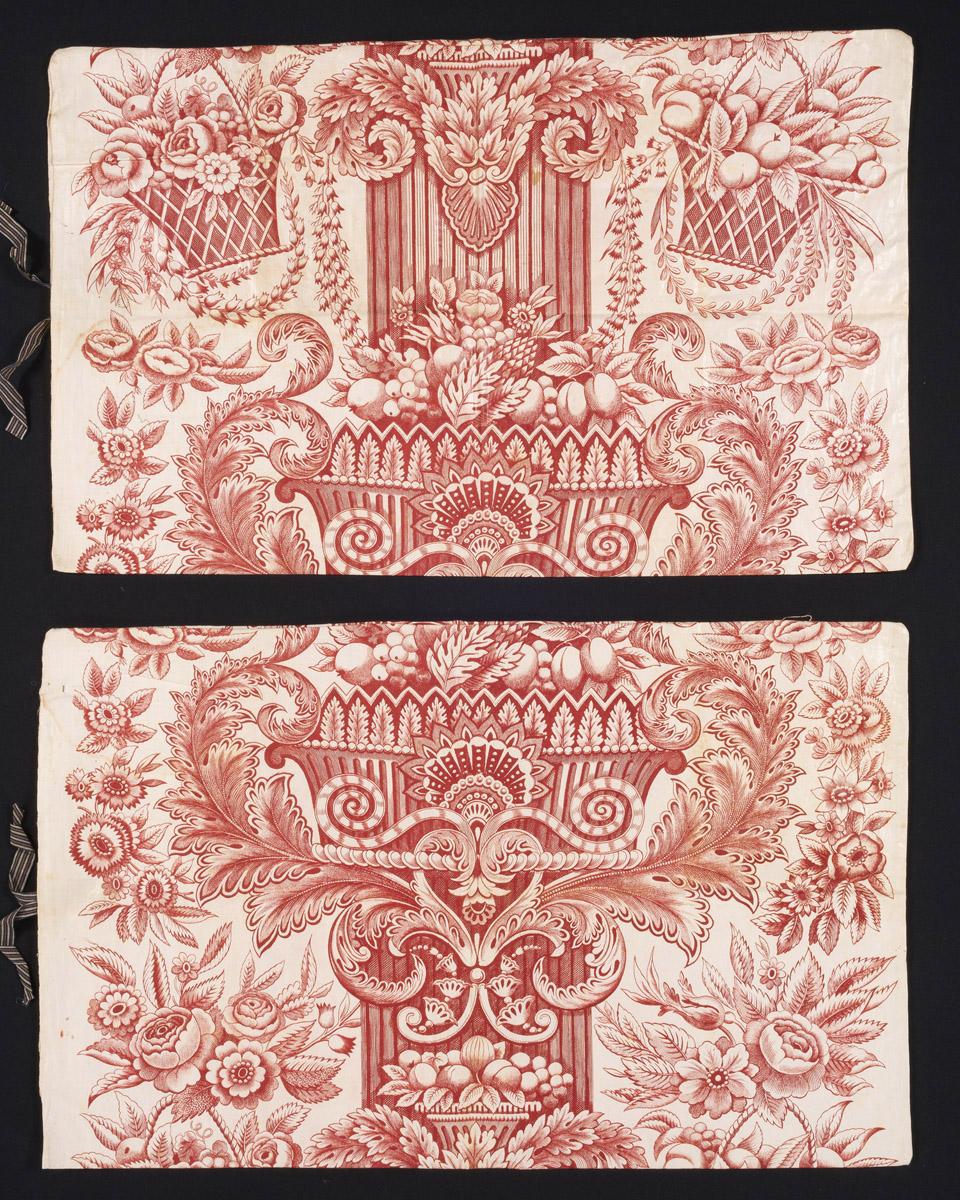1975.0263.001 Pillow cover, reverse and .002 Pillow cover, reverse