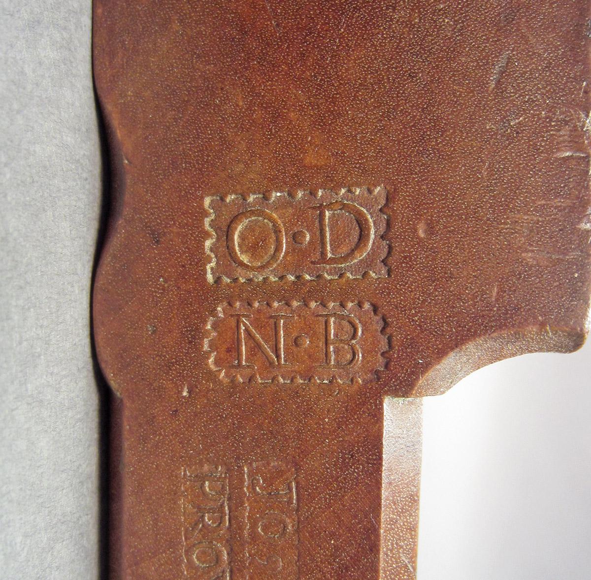 1975.0267.014, Molding plane, toe mark 1