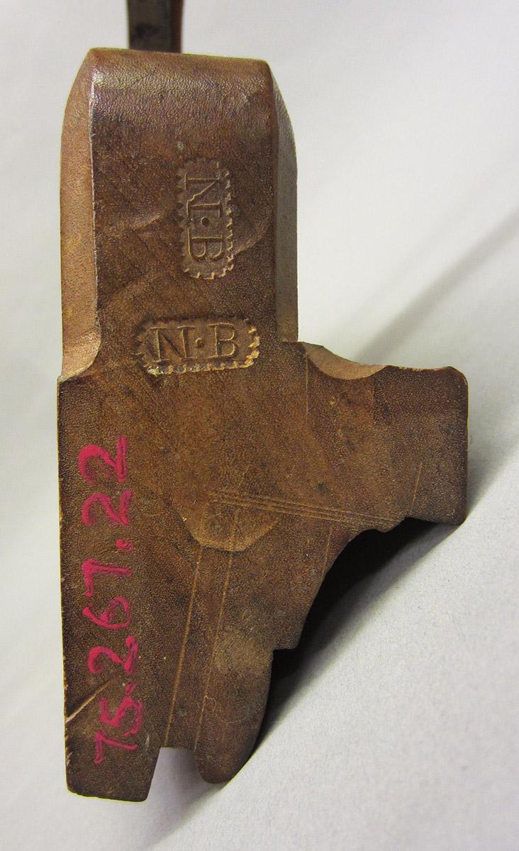 1975.0267.022 Molding plane, heel