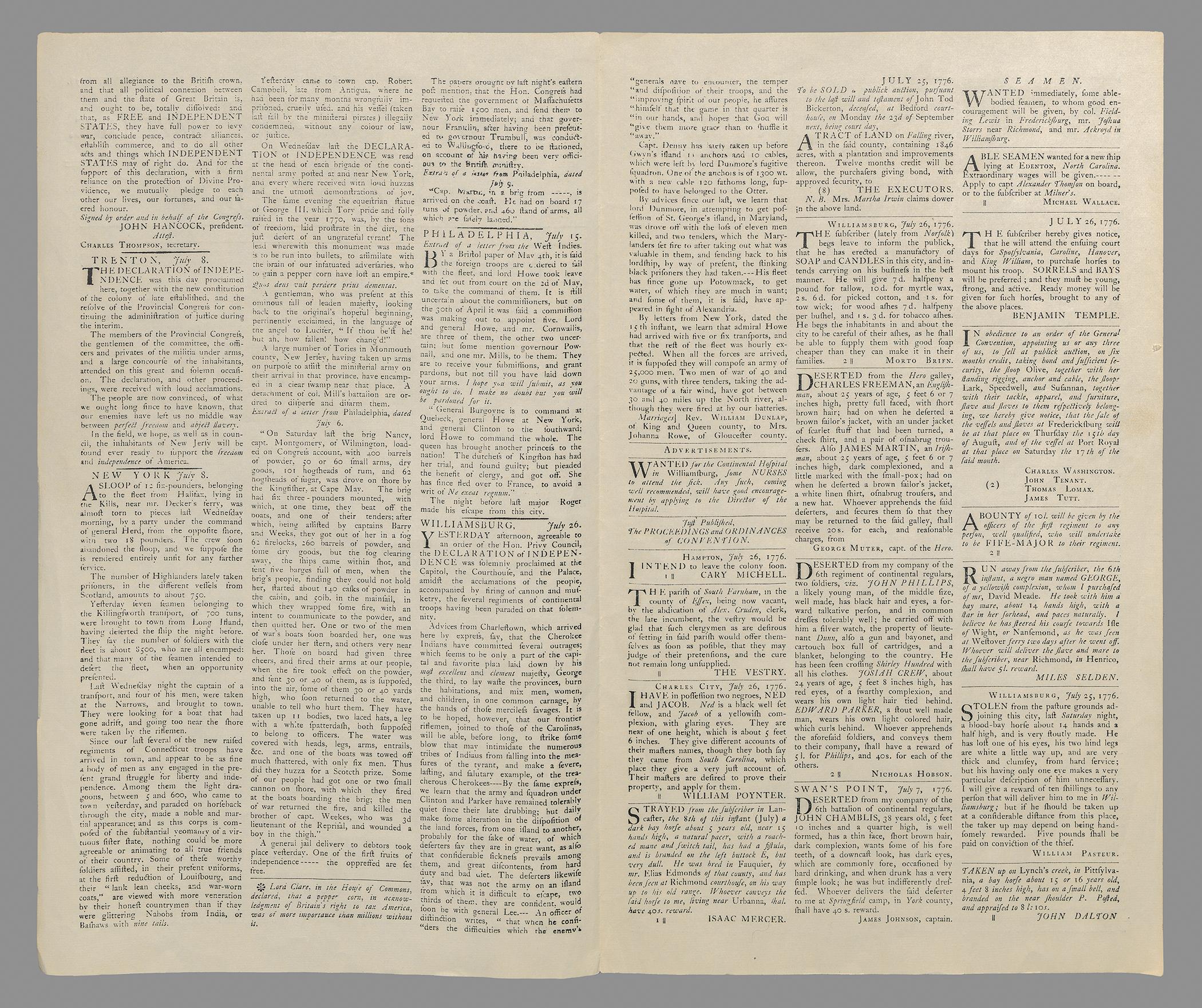 1975.0535 Newspaper, view 2