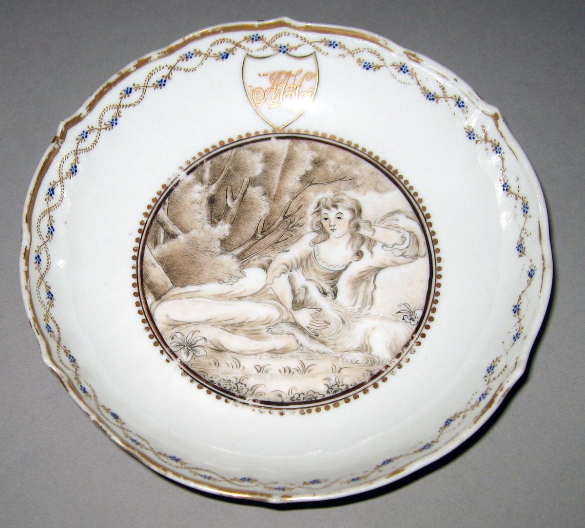 1976.0008 B Porcelain Saucer