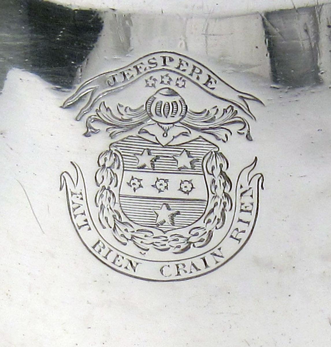 1976.0021 A, B Silver Warmer engraving 1
