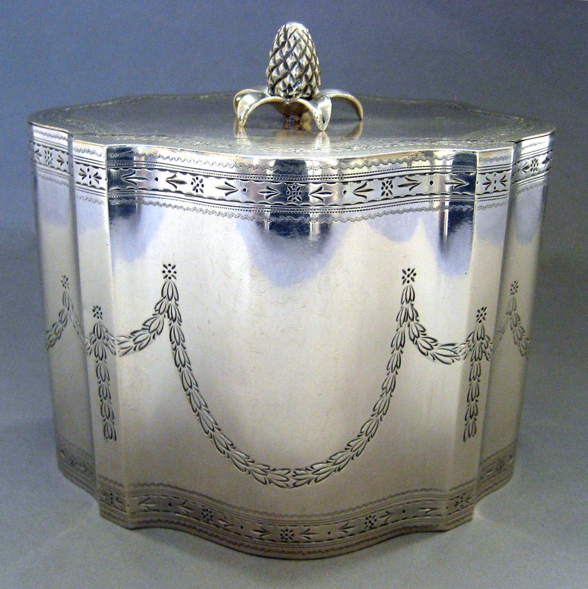 1976.0023 Silver Tea Cannister back