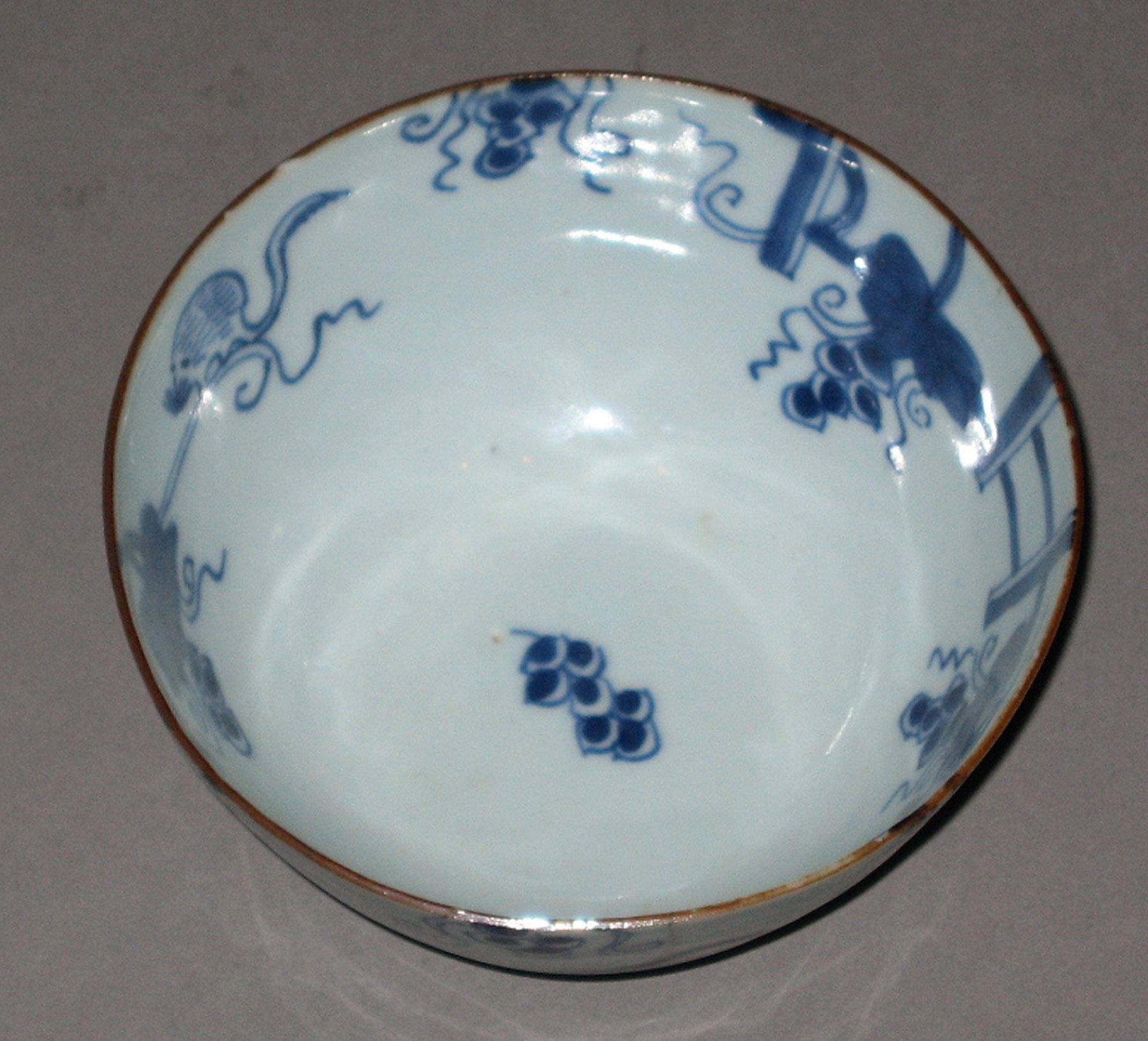 1976.0065 Chinese export bowl (top)