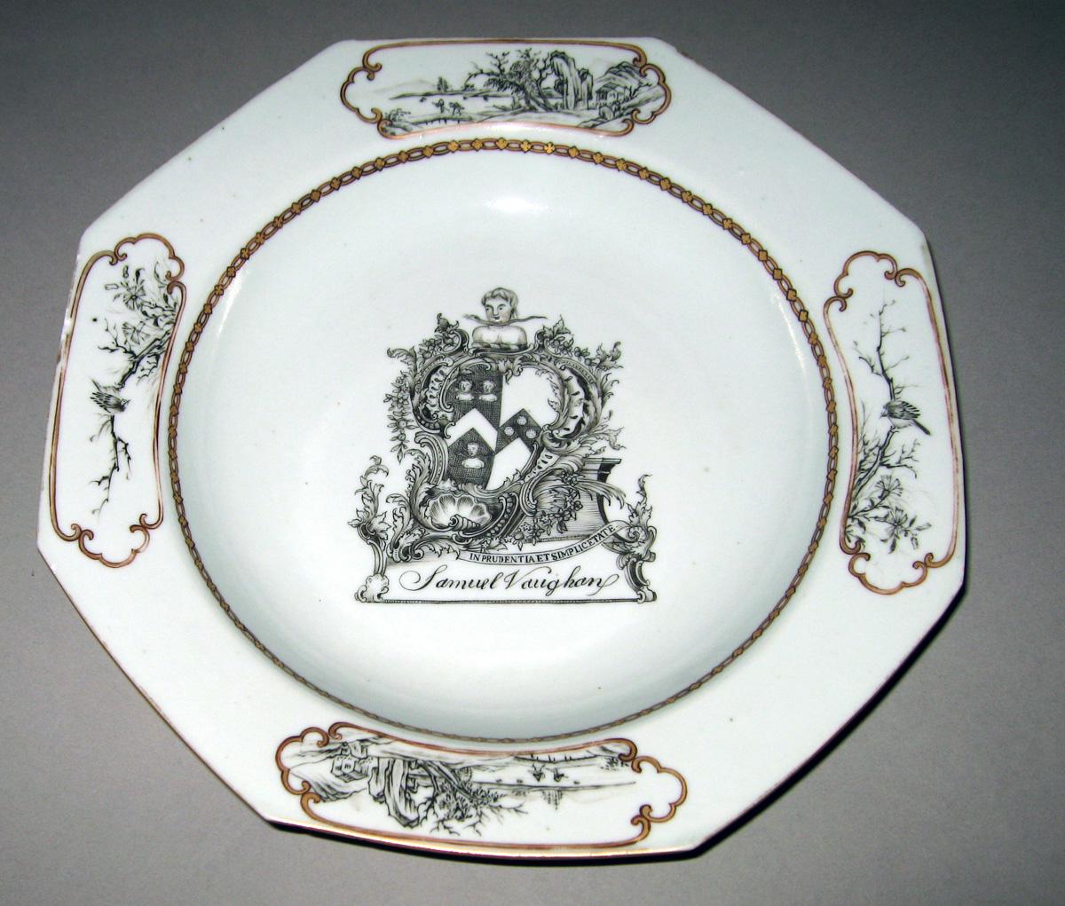 1976.0082.002 Porcelain Plate or Bowl