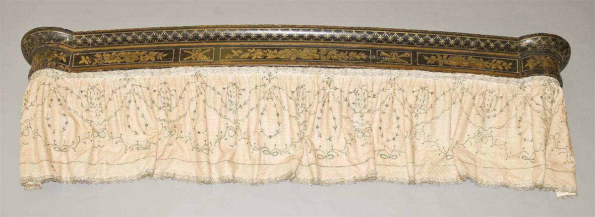 1957.1309 c,d window hanging, valance and cornice