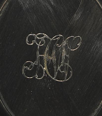 1976.0108 B Frame, reverse, detail 1