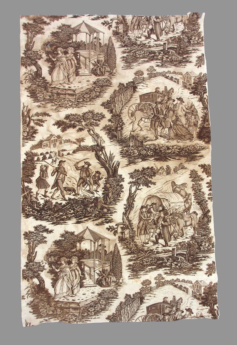 1976.0109.001 textile, printed obverse