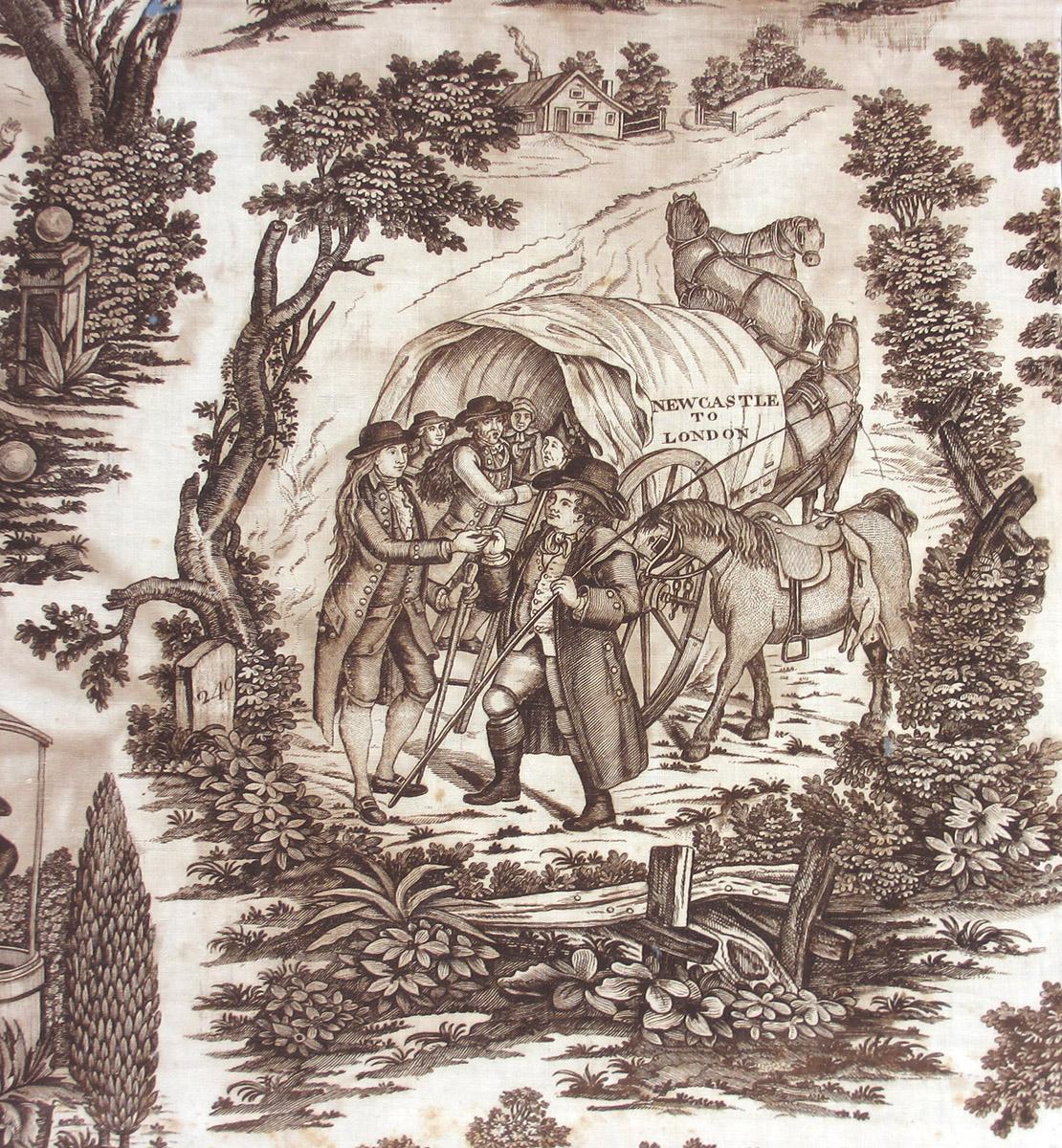 1976.0109.001 textile, printed detail 2