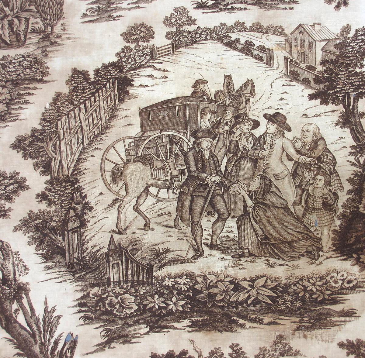 1976.0109.001 textile, printed detail 4