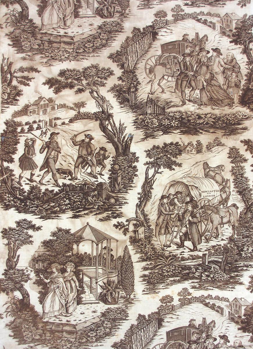 1976.0109.001 textile, printed repeat