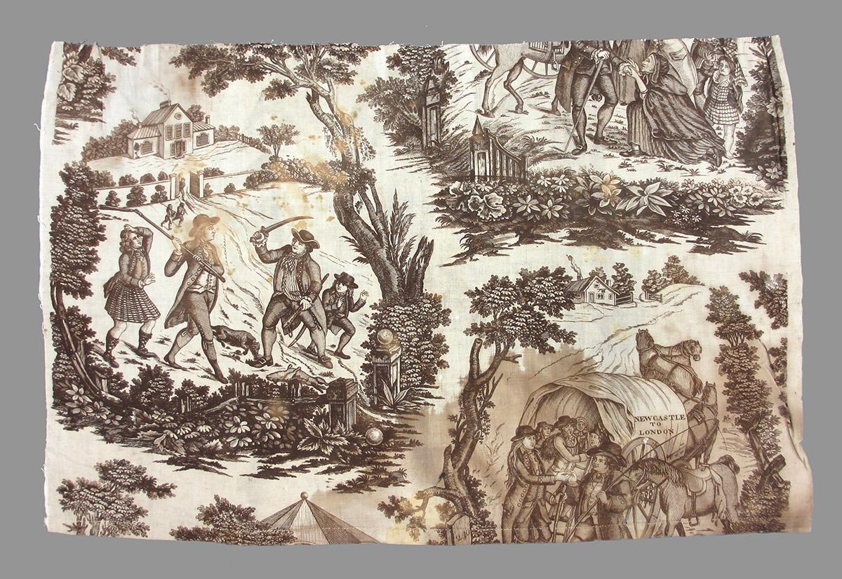 1976.0109.005 textile, printed obverse