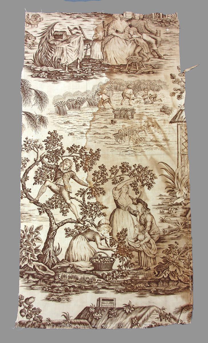 1976.0110.001 textile, printed obverse