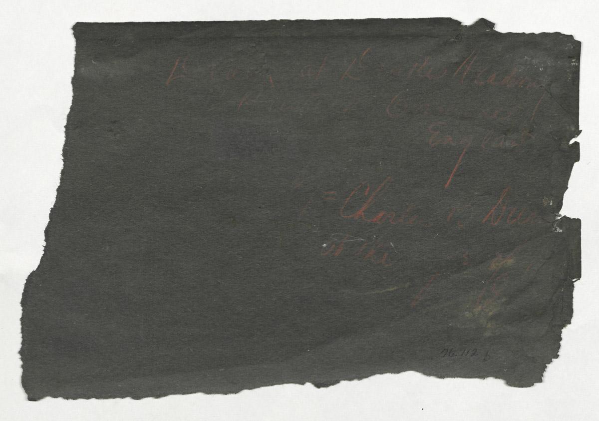 1976.0112 B Drawing, backing paper