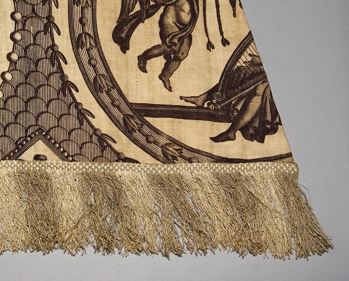 1957.1310 D Bed Hanging, Side Curtain, Edge Detail