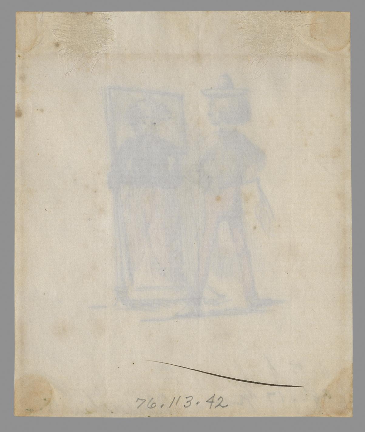 1976.0113.042 Drawing, view 2, reverse
