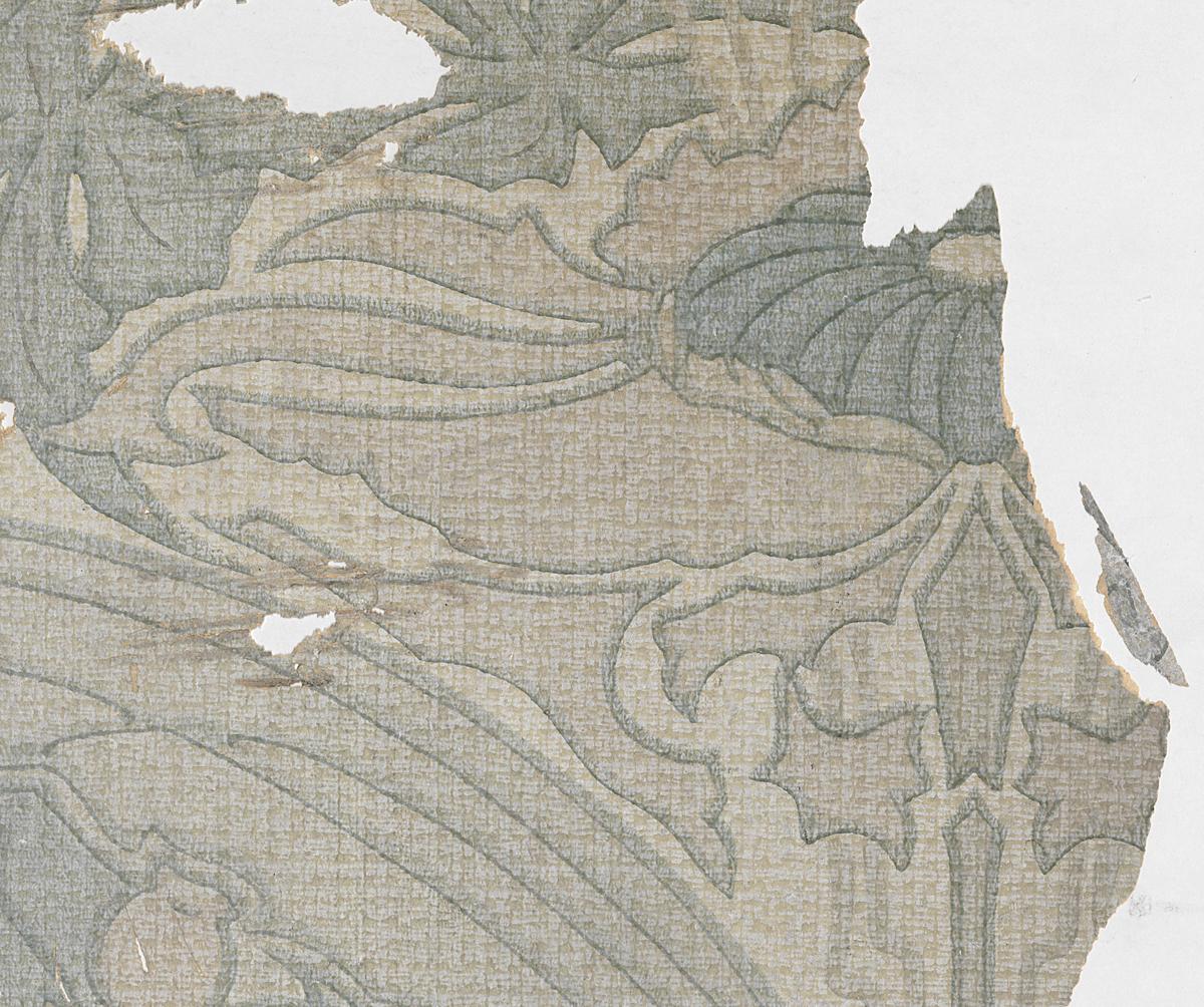 1976.0118 Wall Covering, Detail