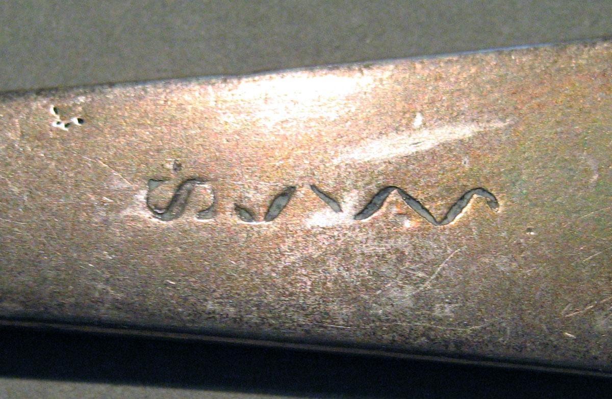 1976.0121.002 Silver Spoon mark
