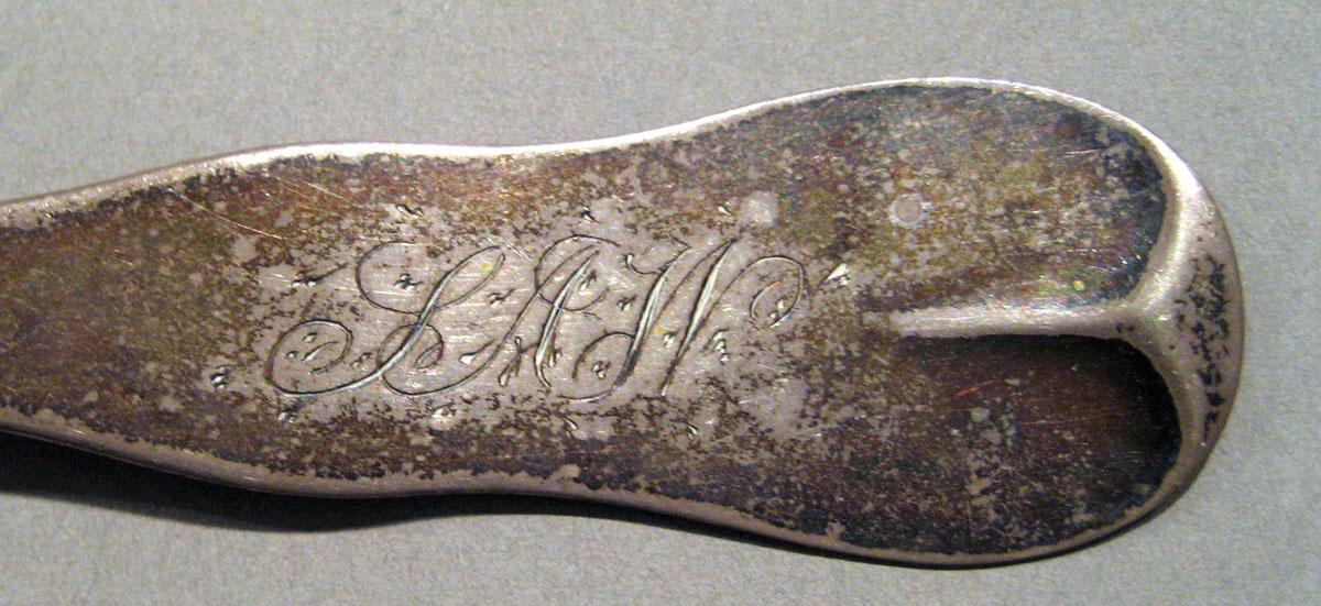 1976.0149.002 Silver Spoon engraving