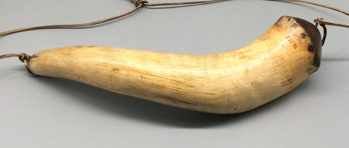 1976.0175 Powder horn, view 4