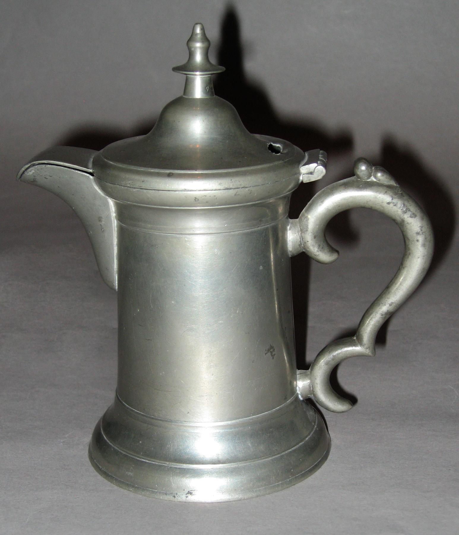 1976.0197 Pewter syrup pitcher