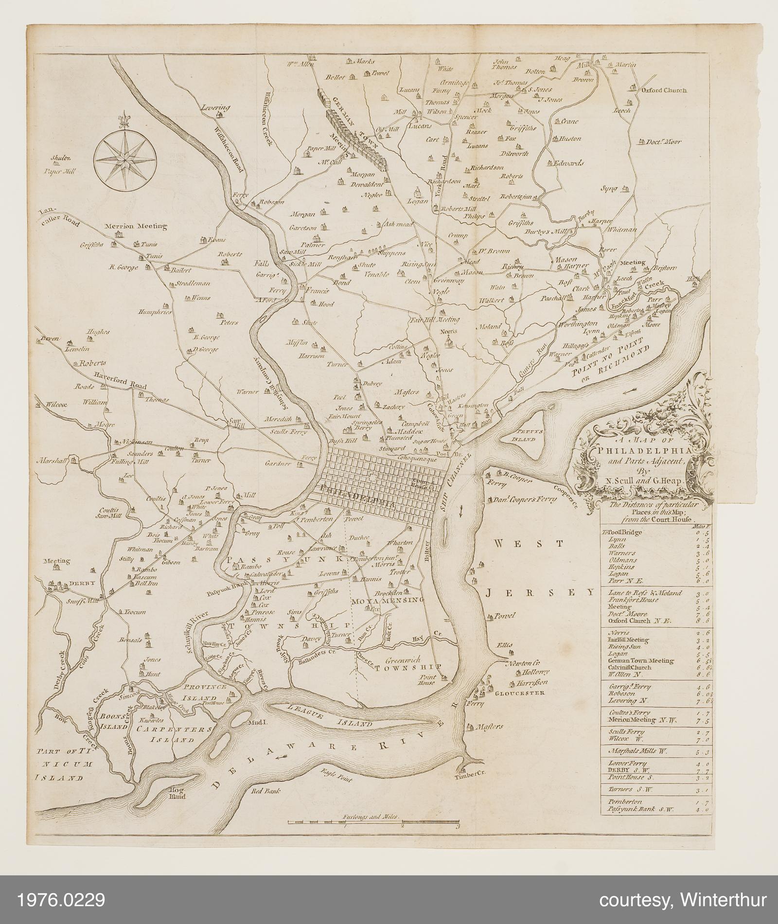 1976.0229 Map of Philadelphia