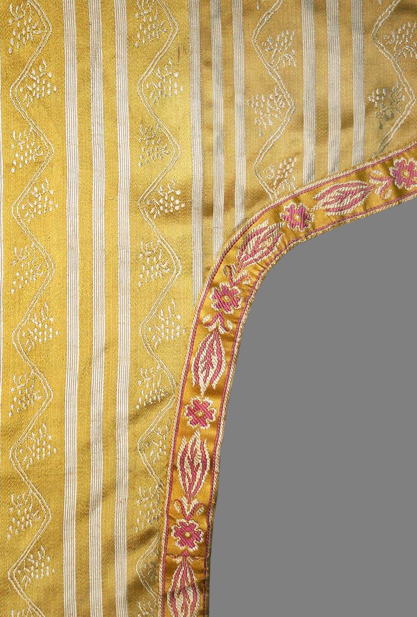1957.1313.002 Bed Hanging, Side Curtain, Trim Detail
