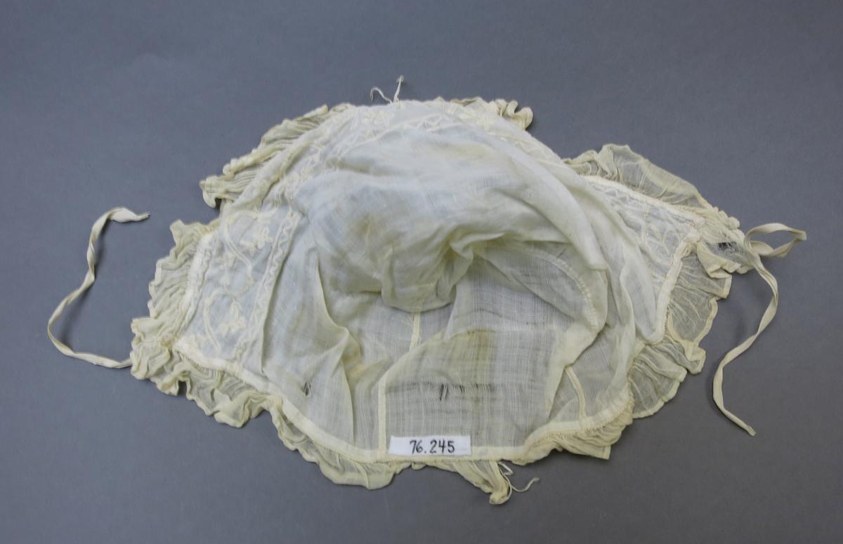 1976.0245 Cap, Drawstrings