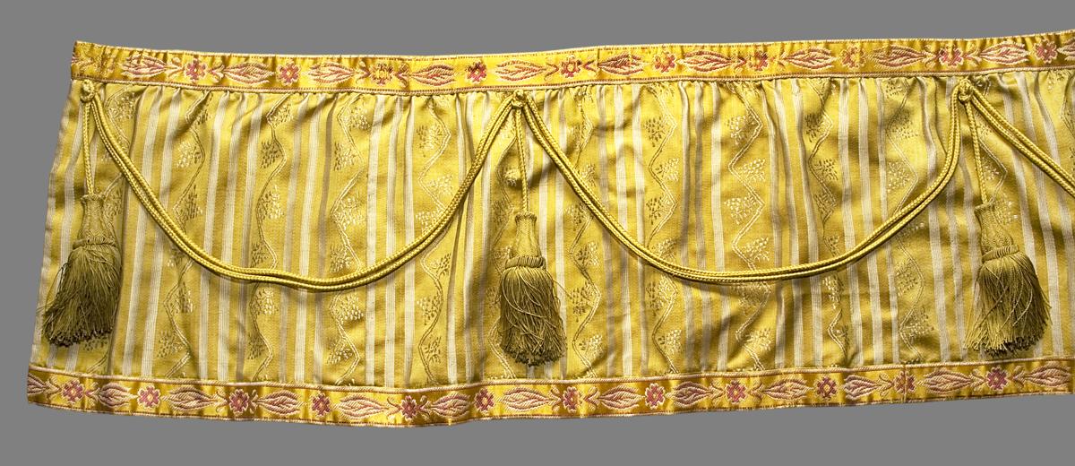 1957.1313.004 Bed Hanging, Valance, Swag Detail