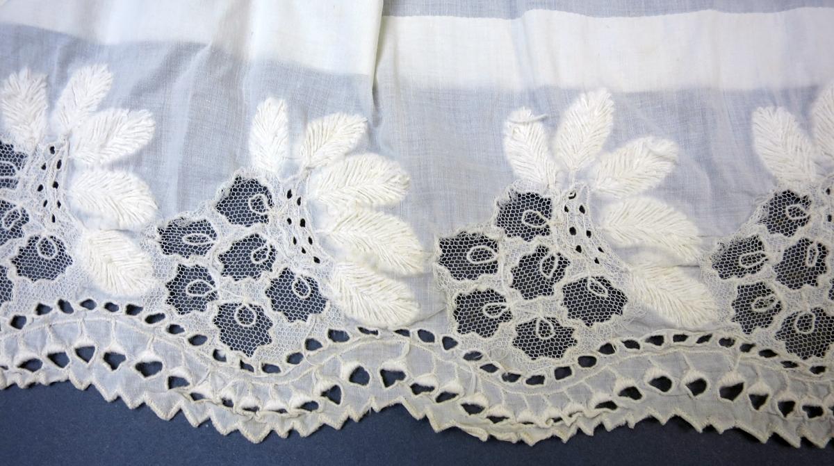 1976.0260 Dress, detail, hem