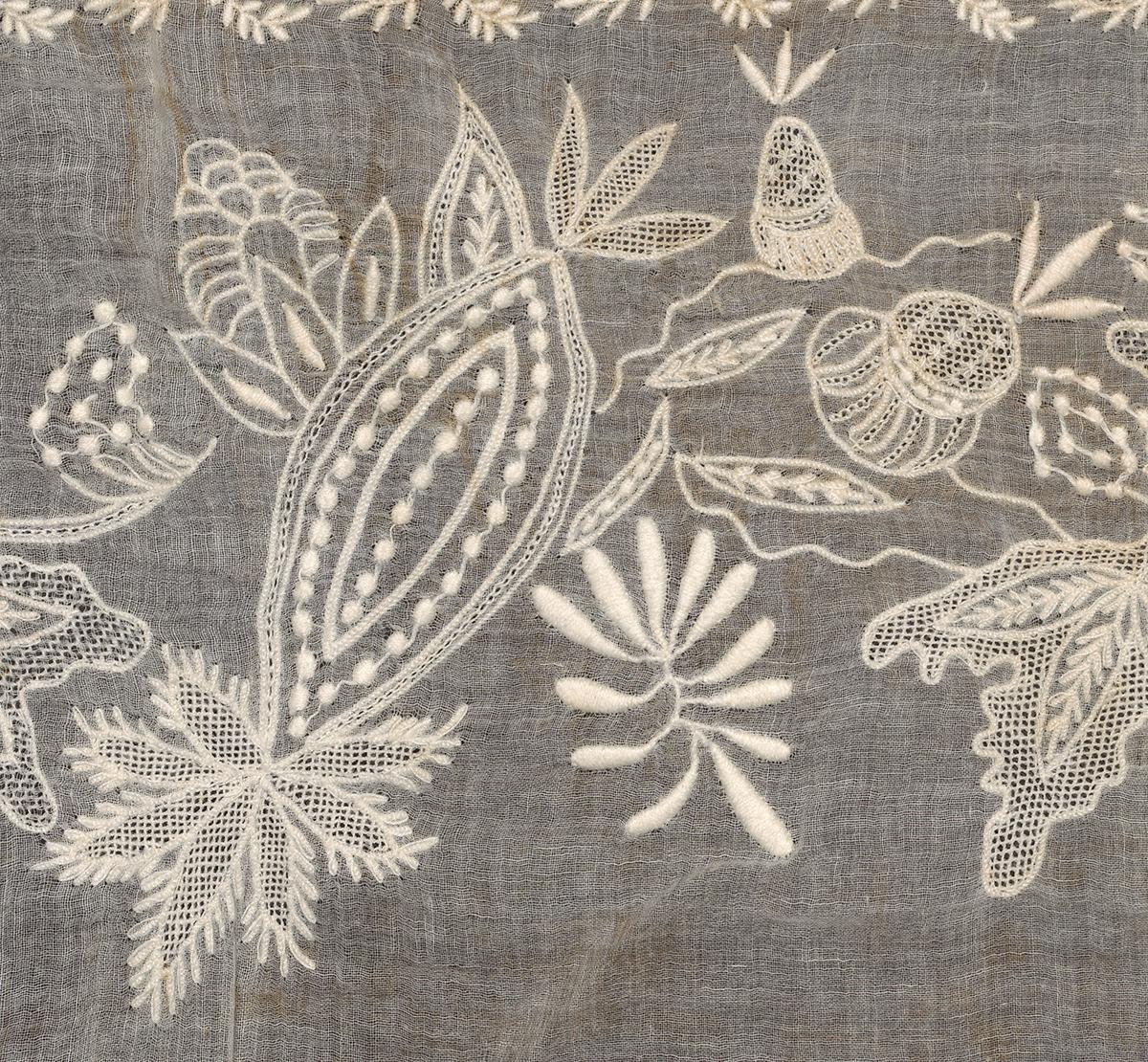 1976.0263 B Shawl, Verso Detail 3
