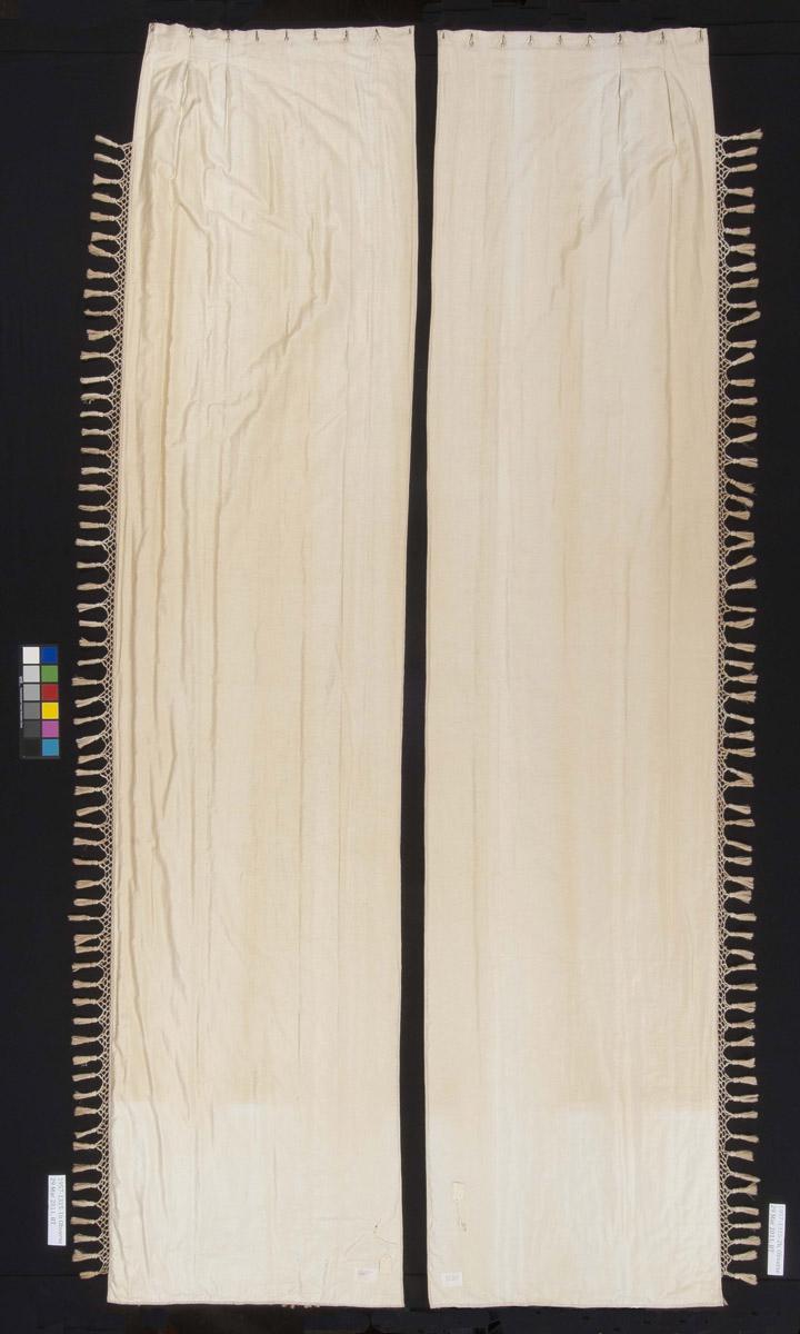 1957.1315.001 B and .002 B Window hangings, side curtains (reverse)