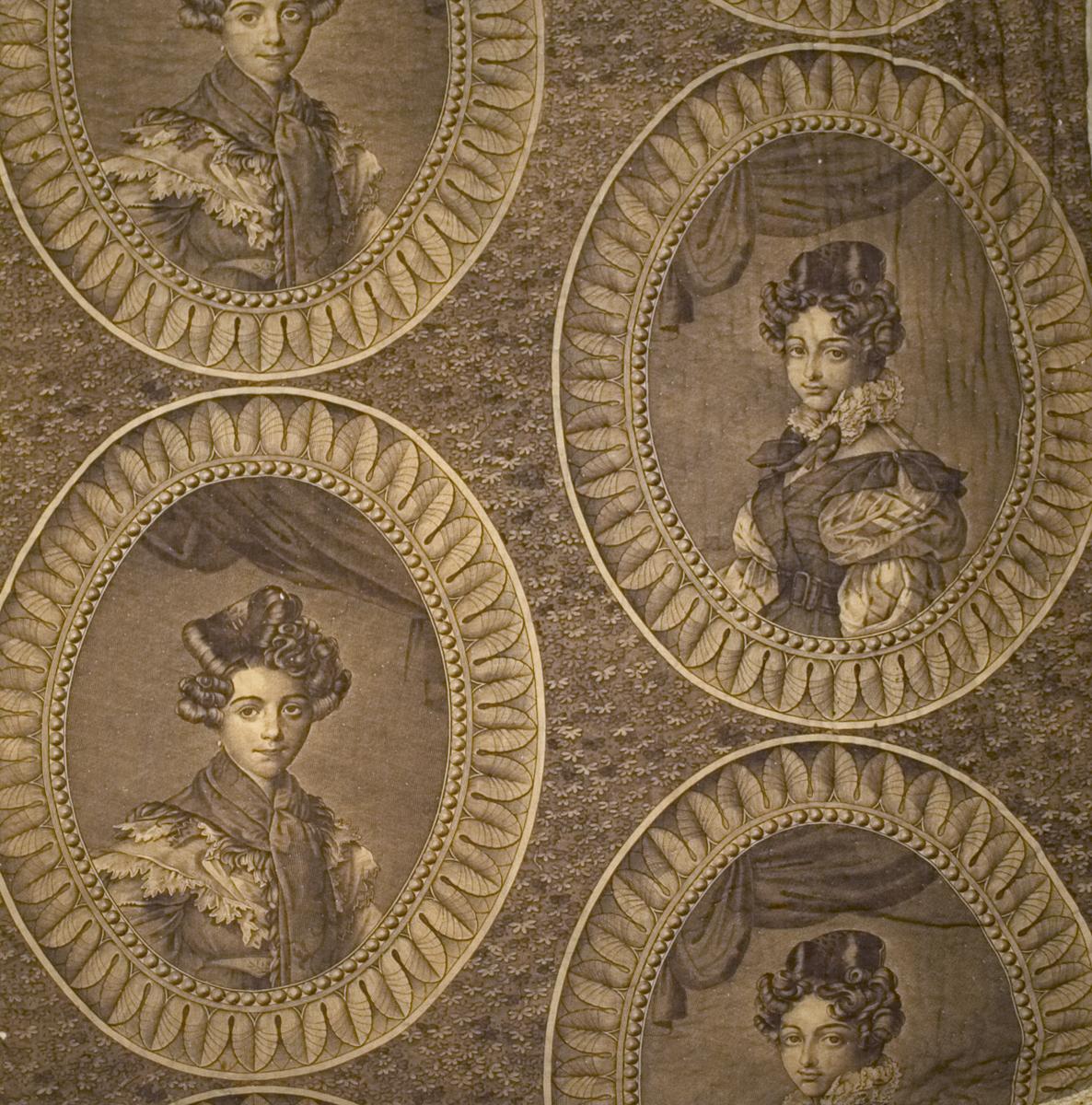 1957.1315.002 A Window Hanging, Side Curtain, Pattern Repeat