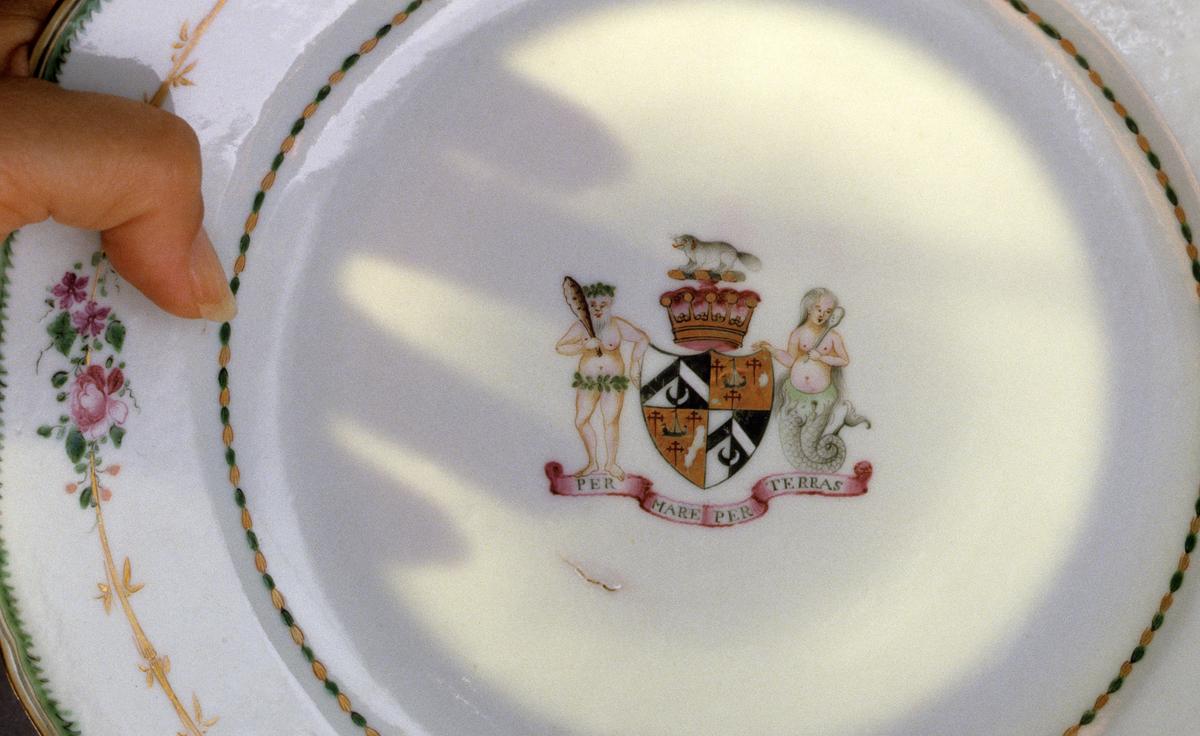 1977.0006 Plate, Detail