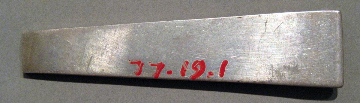 1977.0019.001 Silver Spoon Handle underside
