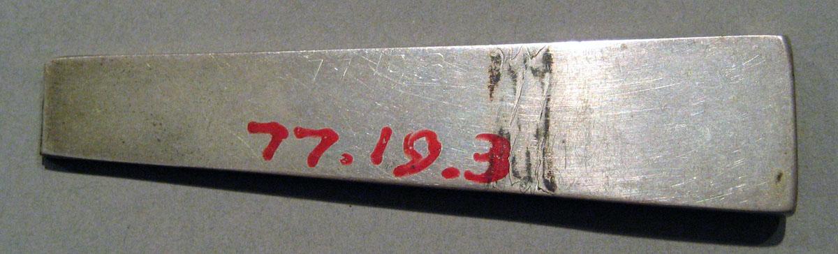 1977.0019.003 Silver Spoon Handle underside