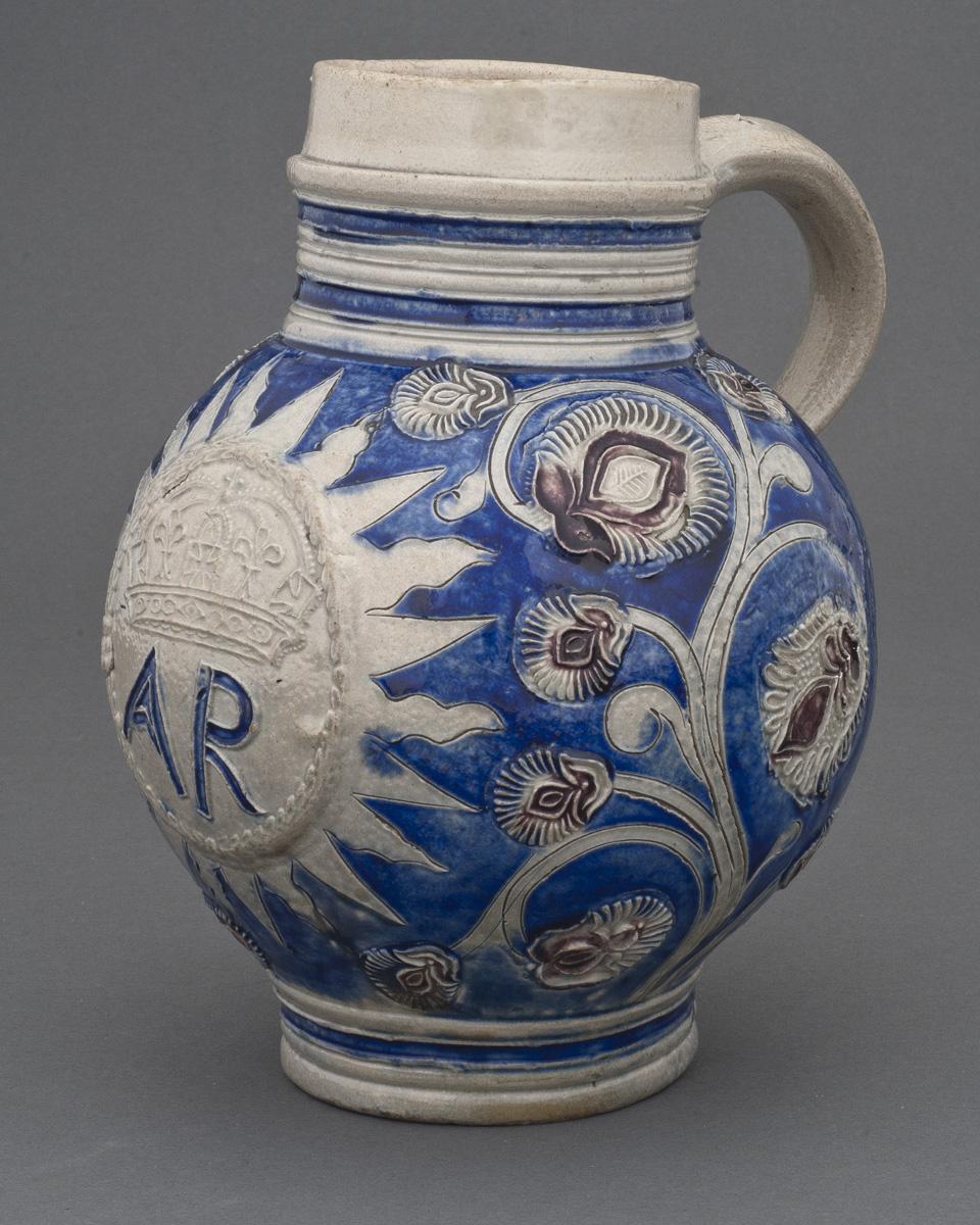 1977.0046 Jug, Queen Anne medallion jug