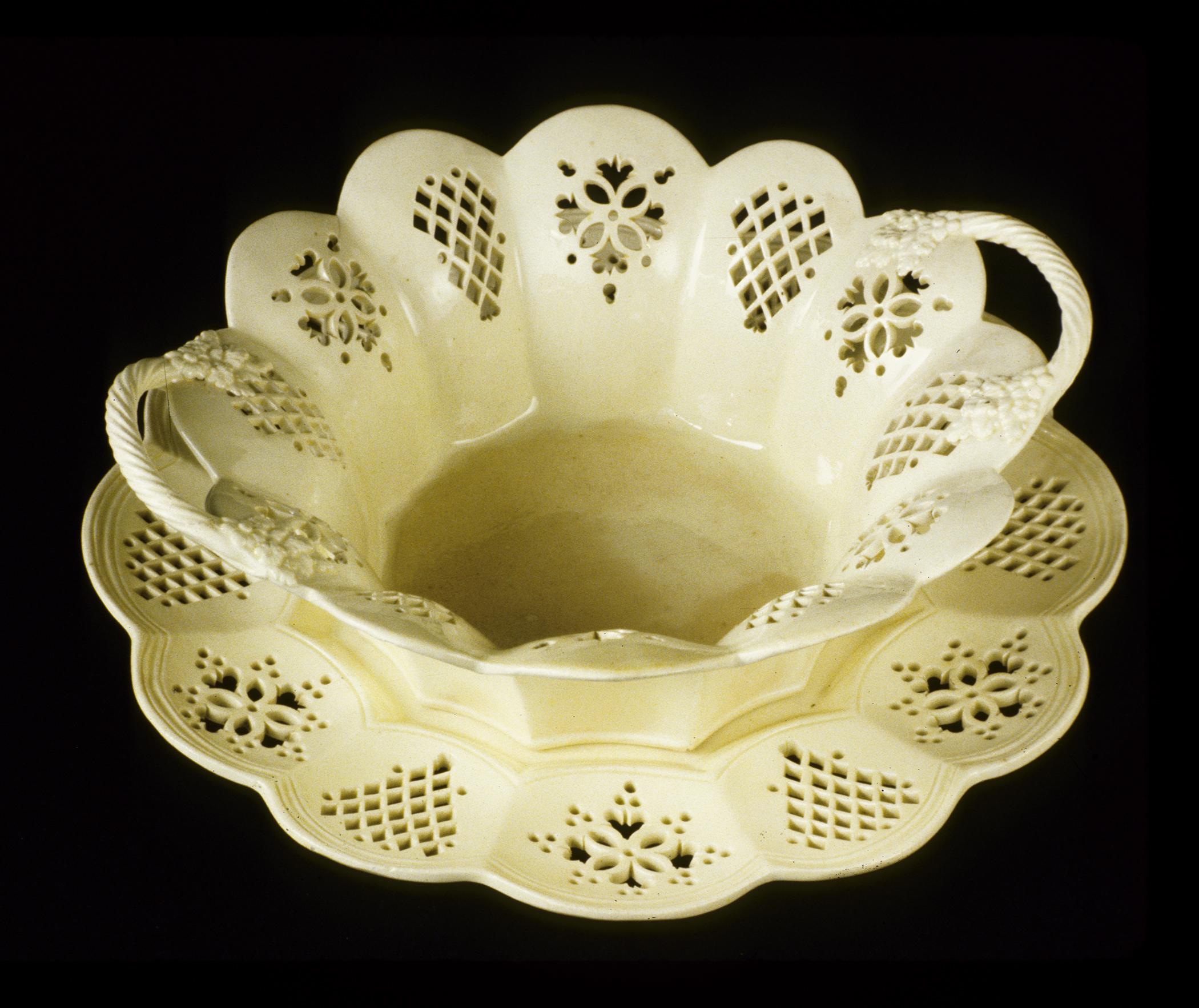 1977.0053 A, B Basket and Stand