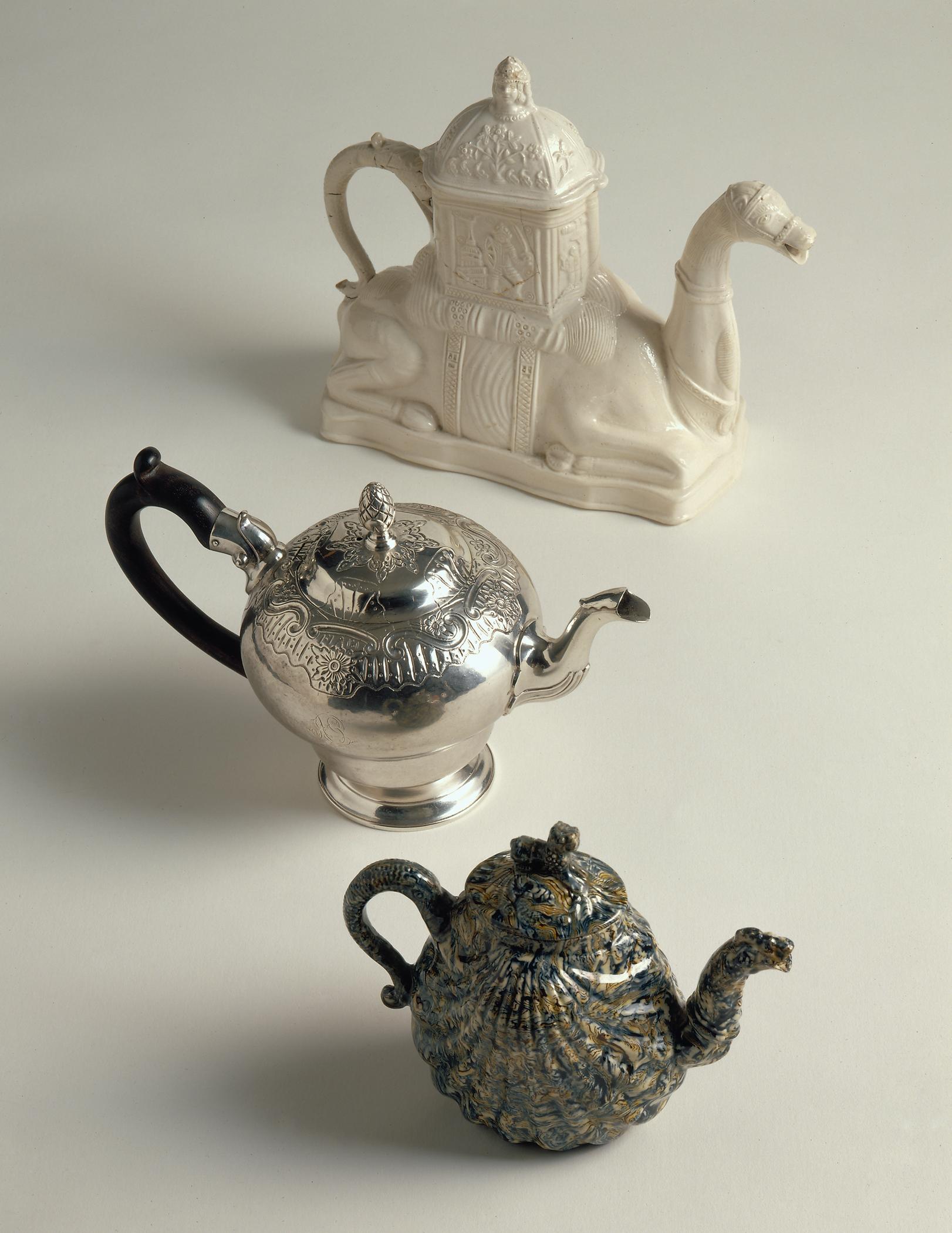1958.0903 A, B; 1977.0059 A, B; 1965.1363 A, B Teapots