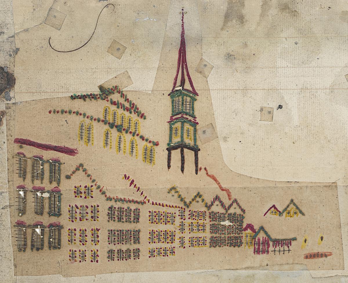 1977.0101.001 Print Verso, Detail